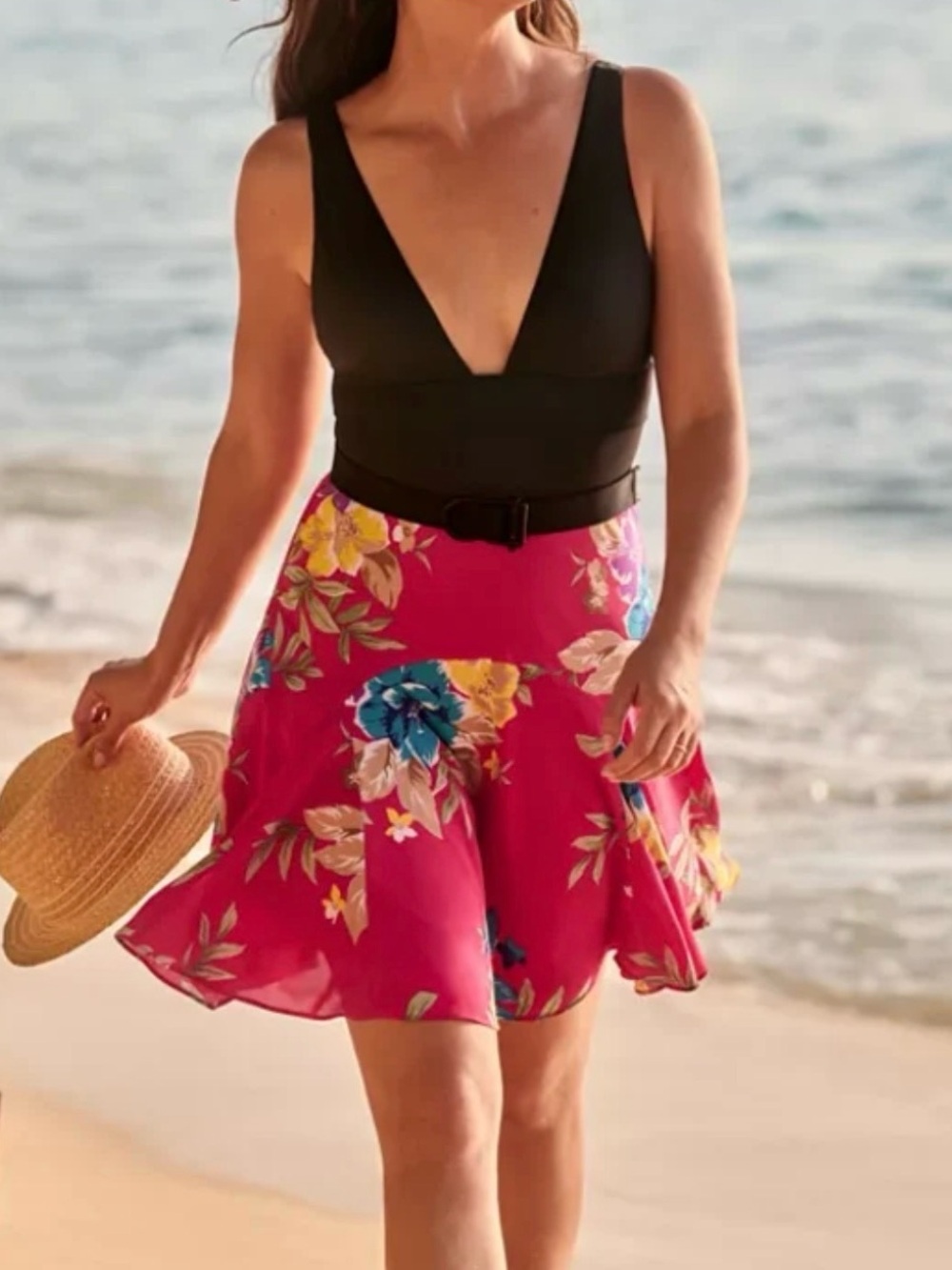 NEW Lauren Ralph Lauren Women's Vibrant Floral Georgette Skirt (Size: 16W)